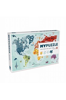 puzzle mypuzzle monde multicolore
