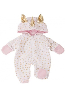 pyjama licorne bébé 33cm