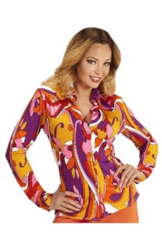 chemise femme groovy 70's -taille s/m