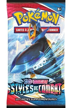 Pack cahier range-cartes+Booster Pokémon Epée & Bouclier 7 - Jeux e