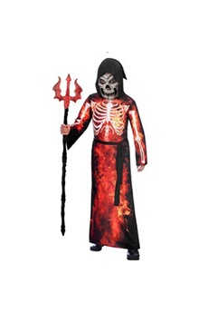 déguisement enfant amscan déguisement démon squelette enfant - 12/14 ans - rouge - 9905061