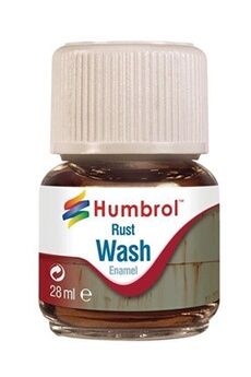 maquette humbrol enamel wash rust 28 ml - humbrol