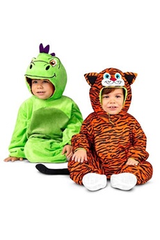déguisement enfant unimasa déguisement réversible tigre/dragon bébé - 1/2 ans - vert - 206587
