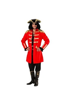 déguisement capitaine pirate royal marines homme - m - rouge - 89272