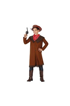 déguisement cowboy marron garçon - 5/6 ans - marron - atosa 23809