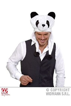 chapeau panda pelucheux amusant enfant/adulte