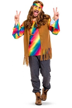 déguisement hippie - homme taille : m/l