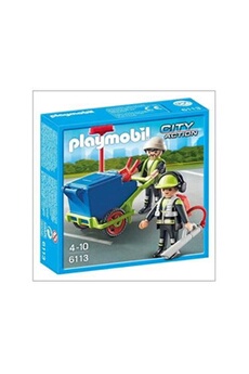 Camion avec grue et conteneurs à verre Playmobil 6109