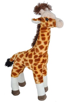 Peluche girafe avec doudou mouchoir - 15 cm