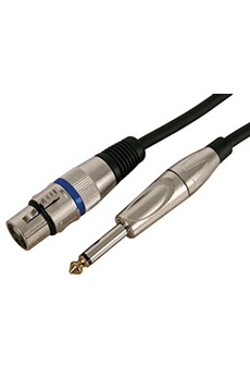 Câblage et connectique Conecticplus Câble Jack 6.35mm Mâle 2 Rca Mâles 6m