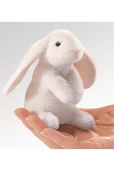 marionnette mini lapin aux oreilles tombantes