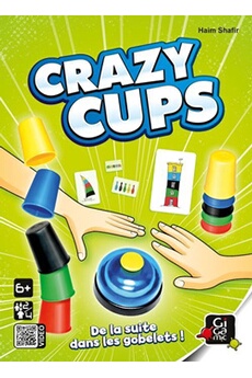 jeu de société crazy cups