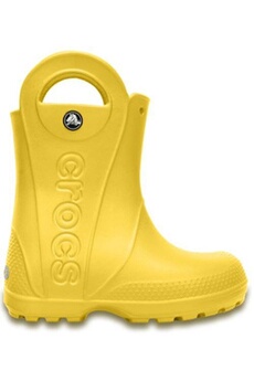 crocs enfant handle it rain boot wellies en jaune 12803 730 [child 12]