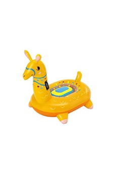 bouée et matelas gonflable bestway accessoire gonflable plage piscine llama kiddie ride on jaune taille : unique