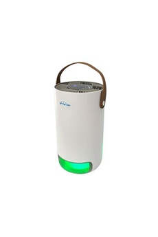purificateur purline purificateur d'air avec filtre hepa, pm2, ioniseur, lampe uv, 3 vitesses et mode auto pour 15m2. fresh air 40 blanc
