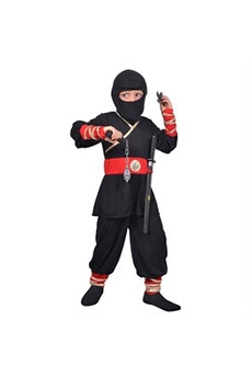 déguisement enfant ninja taille 8-10 ans rouge