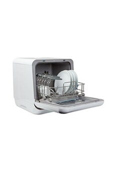 Lave-vaisselle Brandy Best Lave-vaisselle compact 6 couverts silver - -  SILVER6D - Silver - Dimensions (HxLxP) en cm : 43.8x55x50