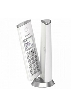 Panasonic Téléphone Fixe Sans Fil KX-TGJ310GW Blanc