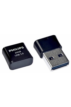 Philips Clé USB 8Go Snow edition 3.0 PHMMD8GBS200-USB3 - Plug and play
