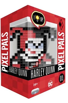 figurine pixel pals light up dc comics harley quinn