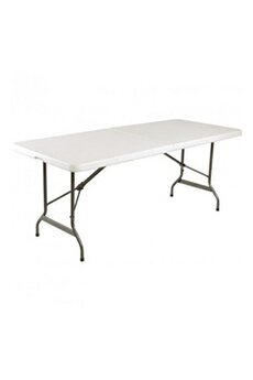 table pliable au centre blanche 1829 mm - 73,5 cm