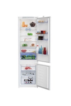 Réfrigérateur multi-portes Continental Edison Réfrigérateur congélateur bas  251L Total No Frost Inox