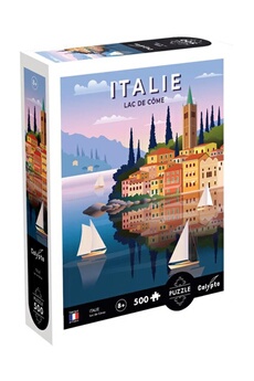 puzzle 500 pièces - italie, lac de côme