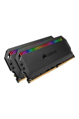 Mémoire RAM Corsair Dominator Platinum RGB - DDR4 - kit - 32 Go: 2 x 16 Go - DIMM 288 broches - 3200 MHz / PC4-25600 - CL16 - 1.35 V - mémoire sans tampon - non ECC -