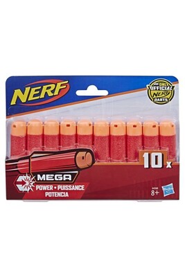 Jeu de tir Nerf Pack de 10 Fléchettes Nerf Mega Officielles