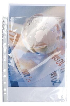 Cartons à dessins sac à dessins GENERIQUE Pochette Exacompta - Sachet de 10  pochettes coins polypro A4 Cristal lisse