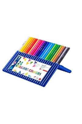 Crayon de couleur STAEDTLER Crayons de couleur triangulaires mine douce  Multicolore