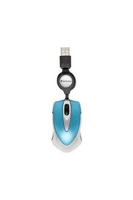 Souris Filaire, Mini Souris Optique USB de Voyage avec Câble
