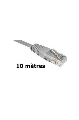 Câble droit blindé de 2 mètres pour installation réseau