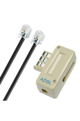Câbles ADSL Accsup CABLE RJ11 / RJ45 5M NOIR