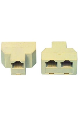 INECK® Ethernet RJ45 1 RJ45 Femelle à 2 RJ45 Femelle Connecteur