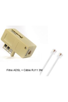 Filtre ADSL - RJ45 / RJ11 - Achat / Vente sur
