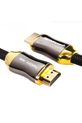 Connectique Audio / Vidéo TechExpert Câble hdmi 2. 1 8k 4k 120hz  professionnel 2m ultra hd 3d hdr earc 48gb/sec