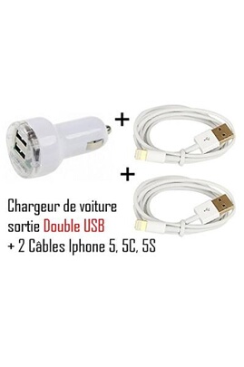 Cables USB GENERIQUE CABLING® PACK comprenant : 2 Cables USB