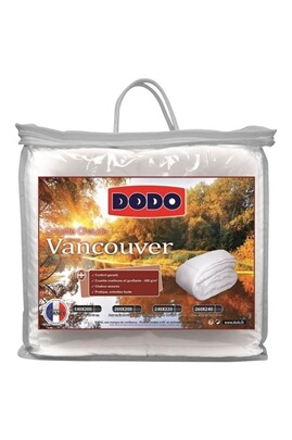 Couverture Dodo Couette chaude 400gr/m2 VANCOUVER 220x240 cm blanc