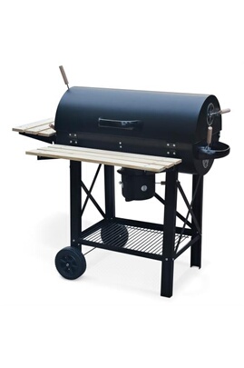 Barbecue fumoir au charbon – edouard – smoker avec aérateur fumoir gril  boite de fumage noir ALICE'S GARDEN