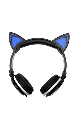 Casque bluetooth oreilles de chat