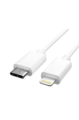 Cables USB GENERIQUE CABLING® Cable (chargement et transfert de données) USB  Type C vers lightning pour iPhone, iPad, Nouveau MacBook