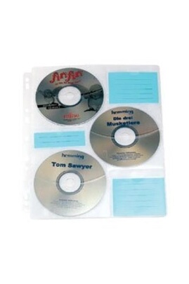 DVD vierge GENERIQUE Pochettes à CD / DVD pour classeur - 60 CD