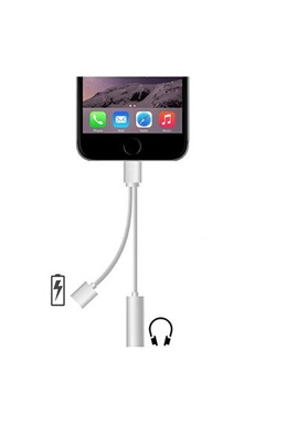 Adaptateur pour écouteurs pour iPhone 8/8Plus/7/7Plus, Lightning casque  audio adaptateur pour iPhone-Support iOS11.2 ou Plus - Cdiscount Téléphonie