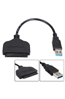 Adaptateur USB-C vers SATA pour HDD/SSD 2.5 - Câble USB NEDIS sur