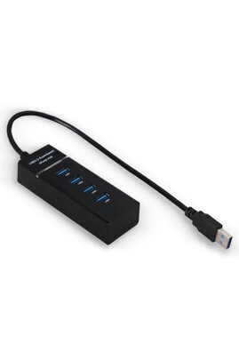 Hub USB 3.0 Alimenté pour PC: 7 Ports Adaptateur USB - Prise USB