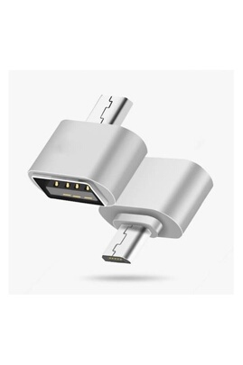 Autres accessoires informatiques GENERIQUE Mini Adaptateur USB/Micro USB  Pour SAMSUNG Galaxy Tab 4 Android ARGENT Souris Clavier Clef USB Manette  (Adaptateur)