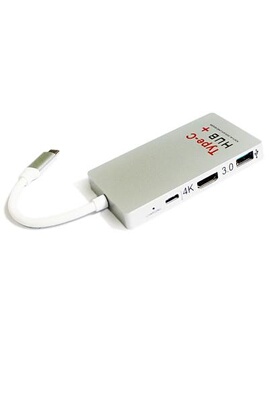 Hub USB GENERIQUE CABLING® Type-C USB 3.0 3-in-1 Combo Hub pour MacBook  12"" (avec port USB-C)