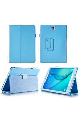 Xeptio - Housse Samsung Galaxy Tab A 9.7 bleu (T550) - Etui coque  protection - Housse, étui tablette - Rue du Commerce