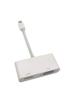 Adaptateur Mini DisplayPort vers HDMI BLANC - 18 cm - Vidéo - Macway